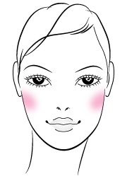 Como aplicar el rubor segun la forma de su rostro3