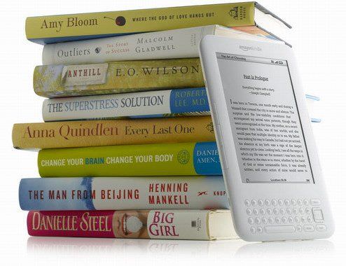 kindle con libros