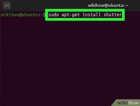 captura de pantalla linux